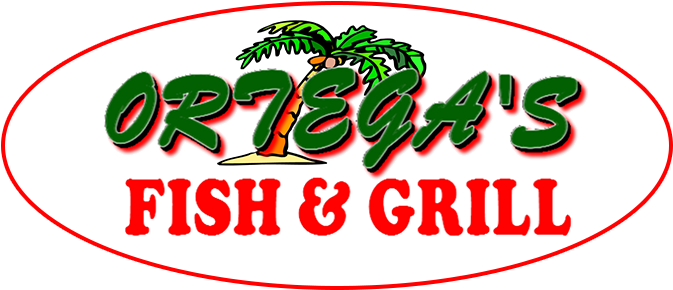 Ortegas Fish And Grill Logo (714x320), Png Download