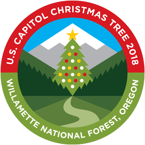 Us Capitol Christmas Tree 2018 (500x500), Png Download