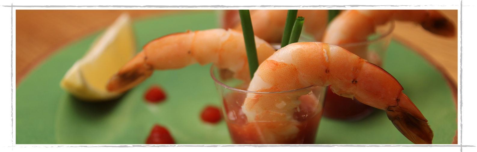 Shrimp Cocktail Shooters - Shrimp (1587x508), Png Download
