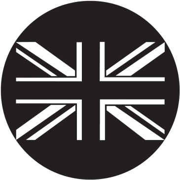 Union Jack Flag Gobo - United Kingdom Flag Round (400x400), Png Download