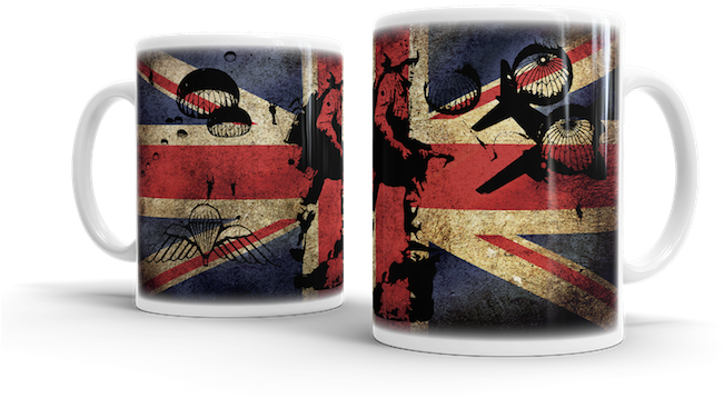 Airborne Forces Warrior What Manner Of Men Union Jack - British Flag Pillow Case, Multicoloured (709x517), Png Download