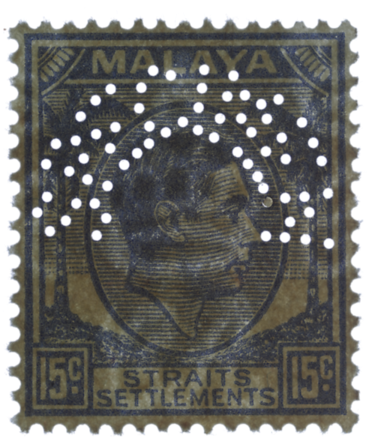 Samuel Type D21 Perforator Of De La Rue (cockburn 2010), (381x449), Png Download
