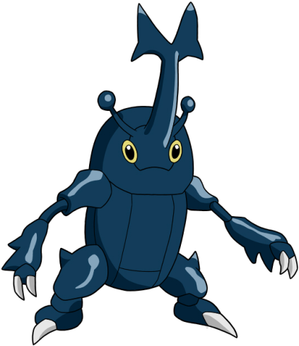 Heracross Number - Pokemon Heracross Png (427x500), Png Download