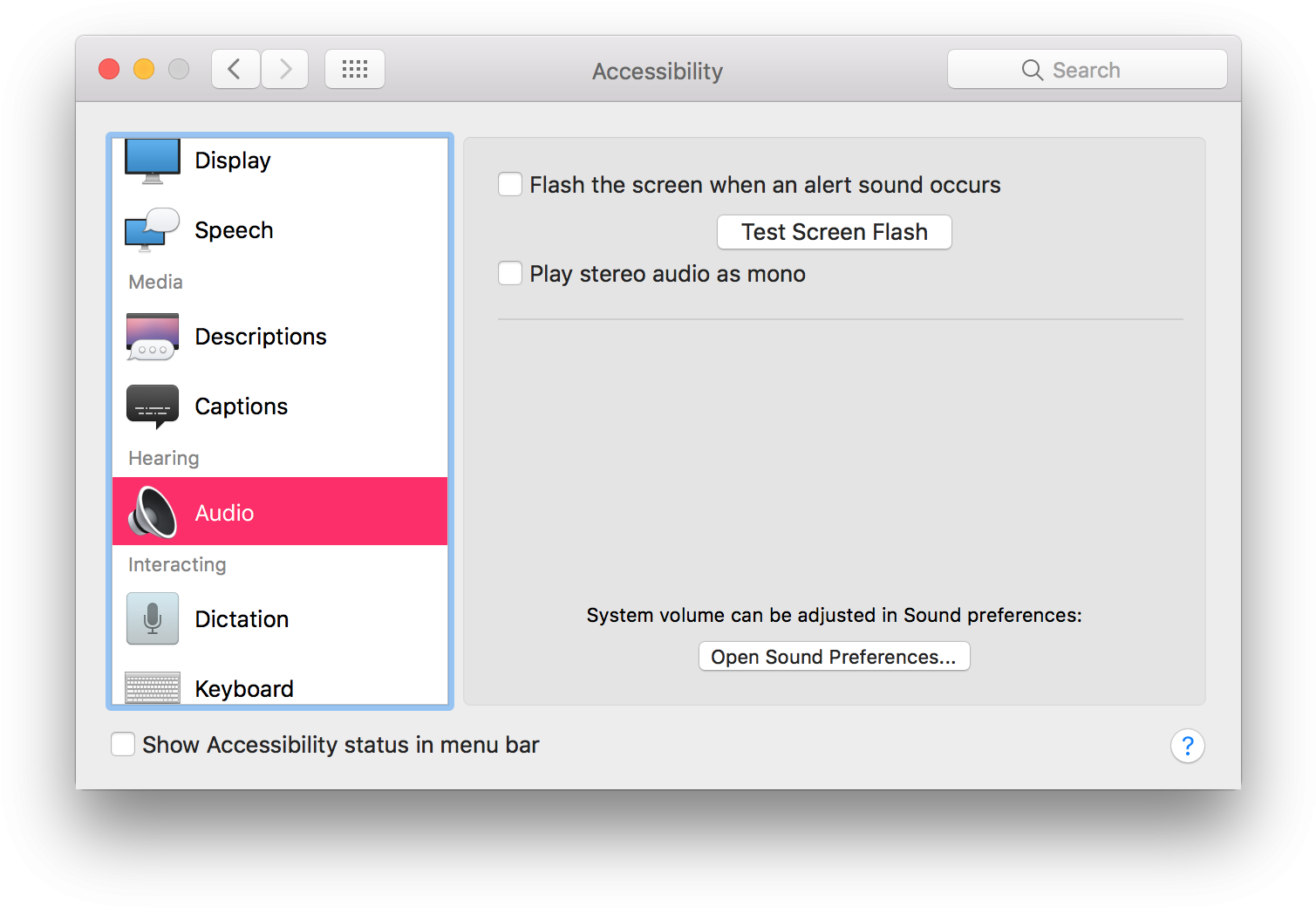 ] Plex Media Player Puts Macos In Sound Accessibility - Macos (1560x1088), Png Download