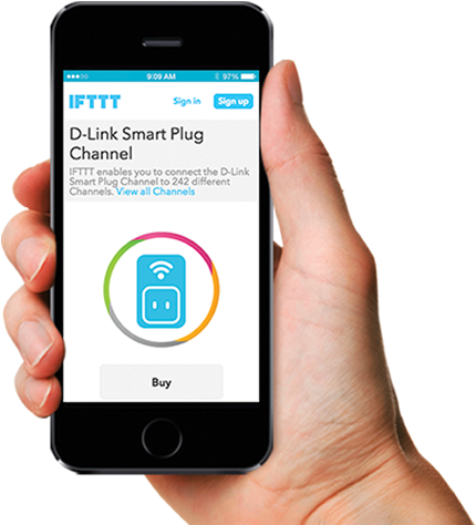 D-link - Ifttt Mobile App (448x519), Png Download