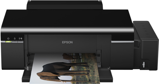 C11cb57201 Inyección De Tinta Epson Ecotank L800 Es - Epson L800 Inkjet Printer - Colour (550x310), Png Download