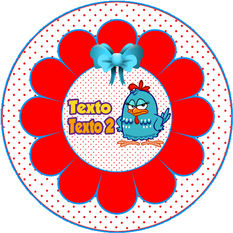 Tags Galinha Pintadinha Redondo (500x478), Png Download