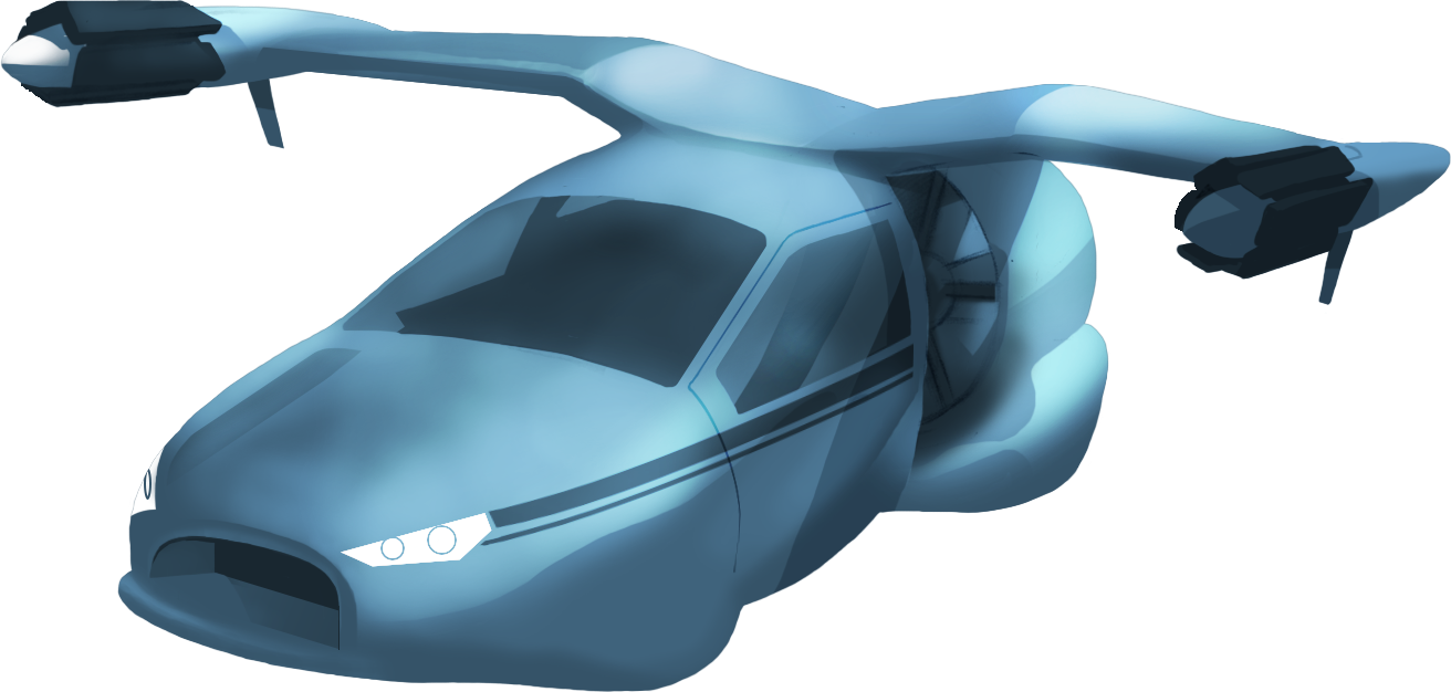 The 10-year - Future Flying Cars Png (1312x626), Png Download