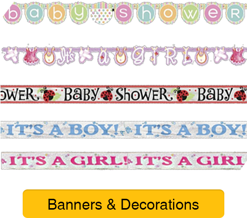 Banners & Decor - 12ft Foil Ladybug Baby Shower Banner (500x500), Png Download