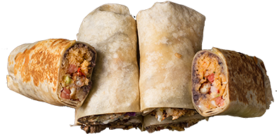 Seafood - Mission Burrito (600x436), Png Download