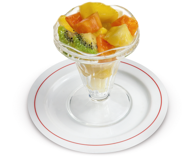 Cóctel De Frutas Tropicales - Cocktail (500x375), Png Download