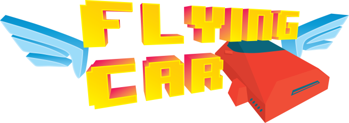 Flying Car Logo - Car (681x240), Png Download