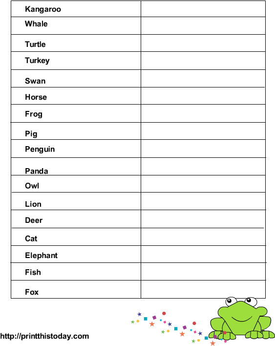 Baby Shower Games - Baby Animals Pics Answers (612x792), Png Download