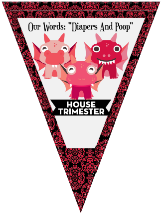 Games Of Thrones Inspired Baby Shower Dragon Banner - Baby Shower (325x430), Png Download