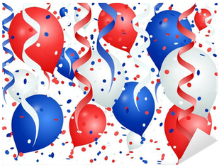 Vinilo Pixerstick Globos De Confeti Y Serpentinas • - Serpentine Streamer (400x400), Png Download