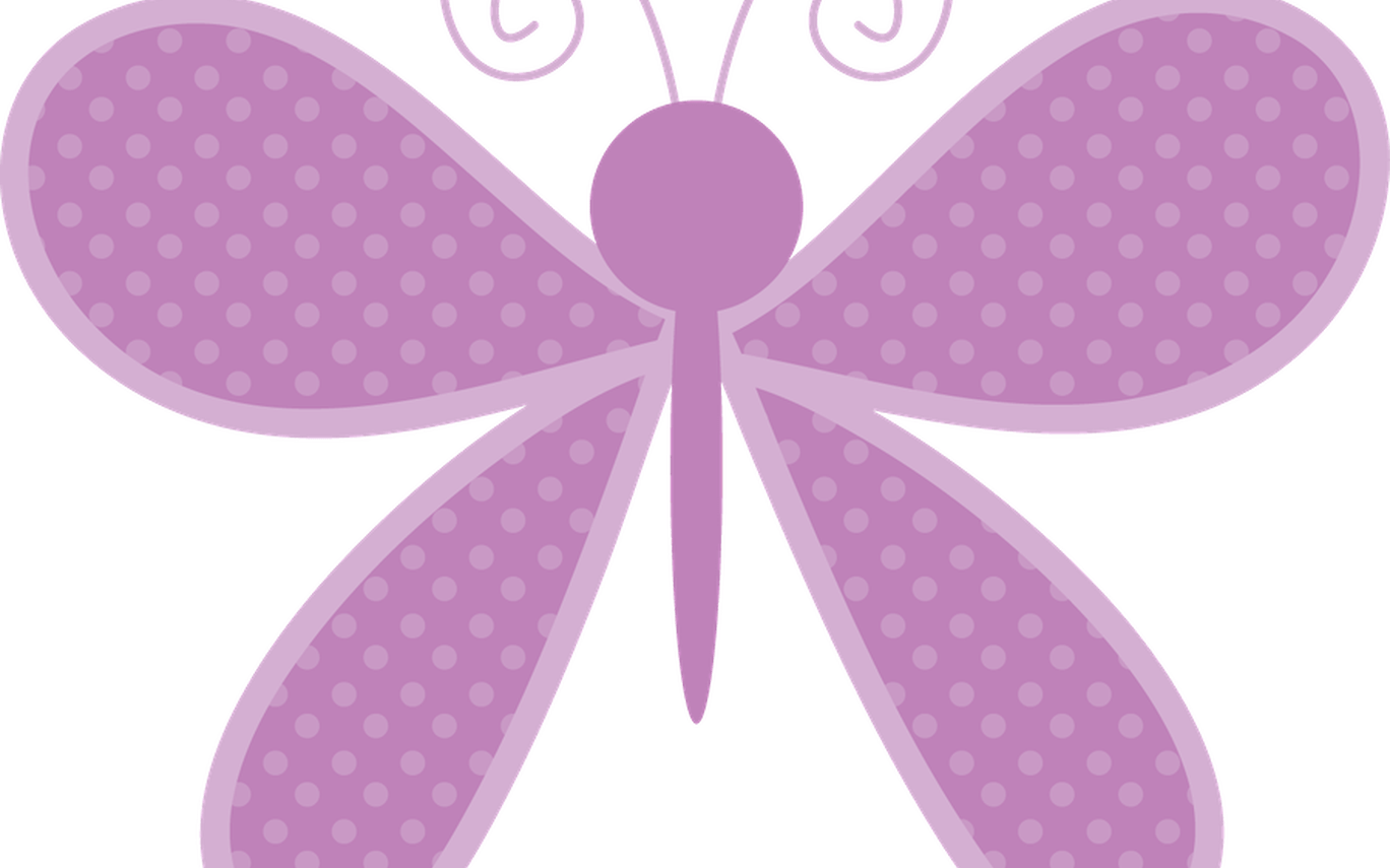 Flowerpot Babies Minus Borboletas Pinterest Clip Art, - Polka Dot (1368x855), Png Download