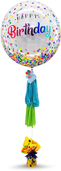 Globos Burbujas Personalizadas (203x621), Png Download
