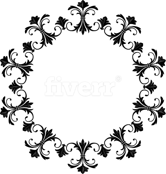 Frame Vintage Vector Png (558x586), Png Download