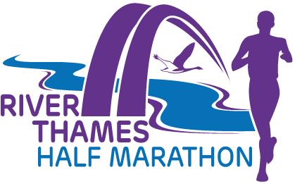 River Thames Half Marathon Logo - River Thames Half Marathon (595x308), Png Download