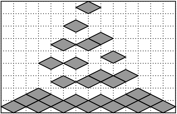 Horizontal Tiles Of The Tiling Corresponding To Diagram - Illustration (604x391), Png Download