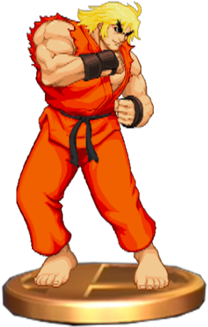 Ken Trophy - Street Fighter Ii Turbo Hd (655x480), Png Download