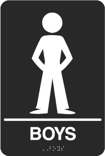 Related Products - Bathroom Signage For Girls (500x500), Png Download