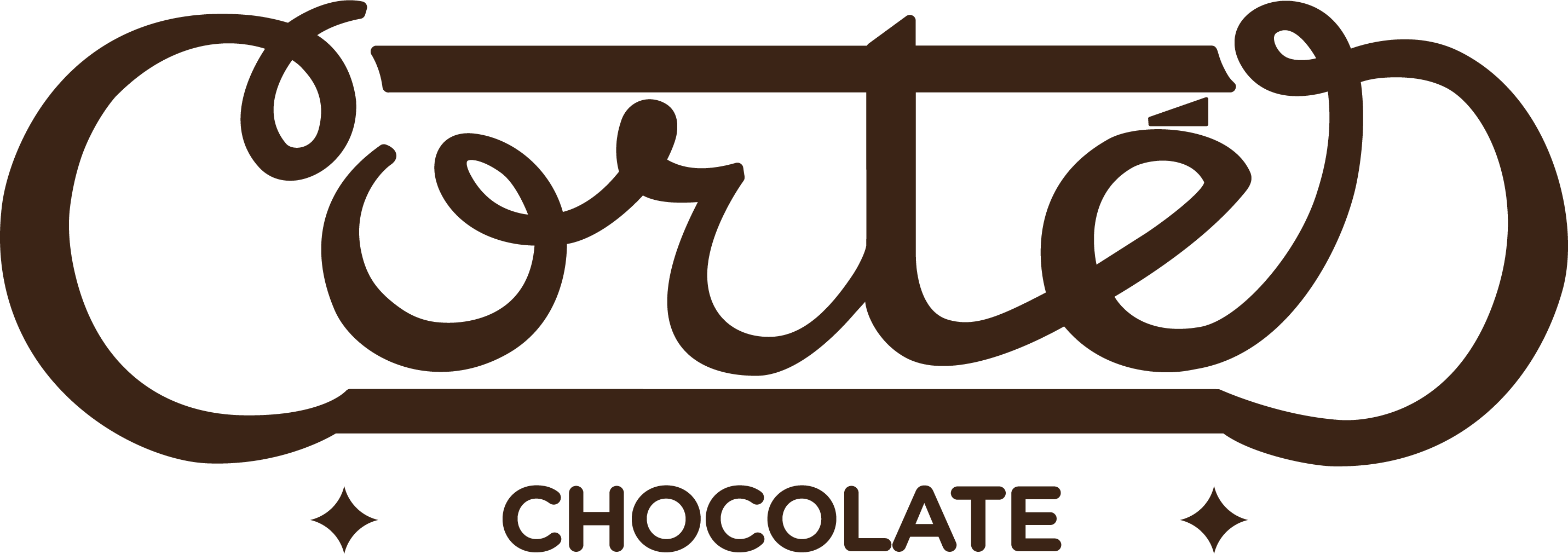Inicio - Chocolate Cortes Logo (2864x1012), Png Download