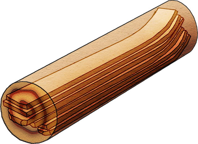 Trillo-6 Tronco De Pino - Tronco Png (640x464), Png Download