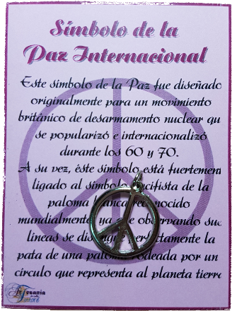 Peace Symbol 2cm - Symbol (371x500), Png Download