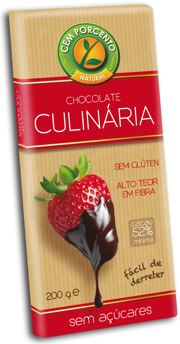 Chocolate Para Uso Culinário Com Um Mínimo De 52% De - Culinary Arts (610x1160), Png Download