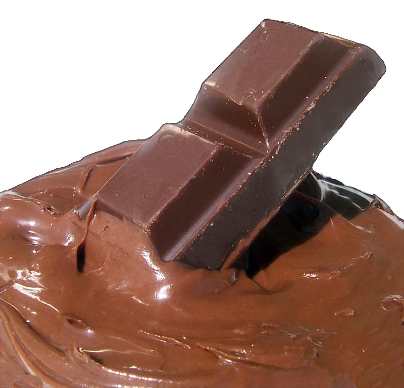 Chocolate Derretido E Em Tabletes - Melted Chocolate (800x768), Png Download