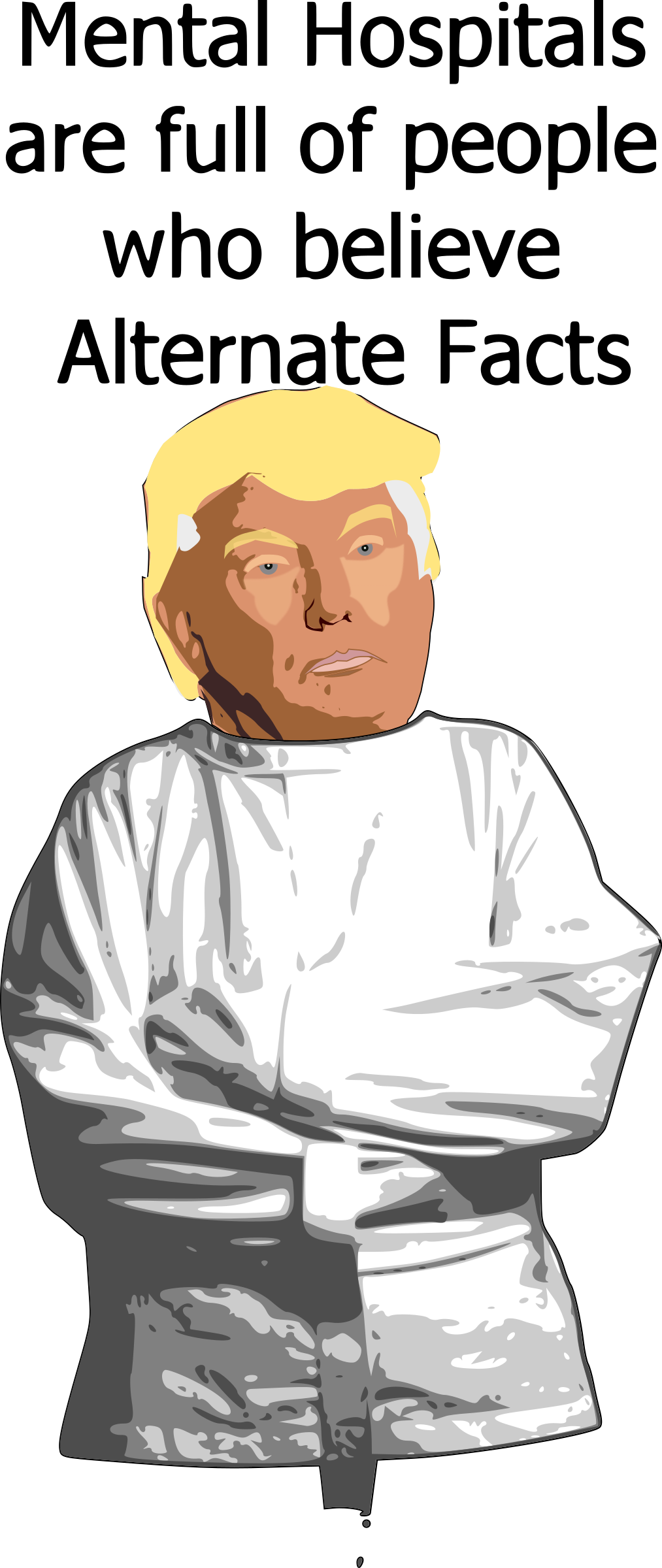 Crazy Clipart Mental Institution - Clipart Of Insanity (1013x2400), Png Download