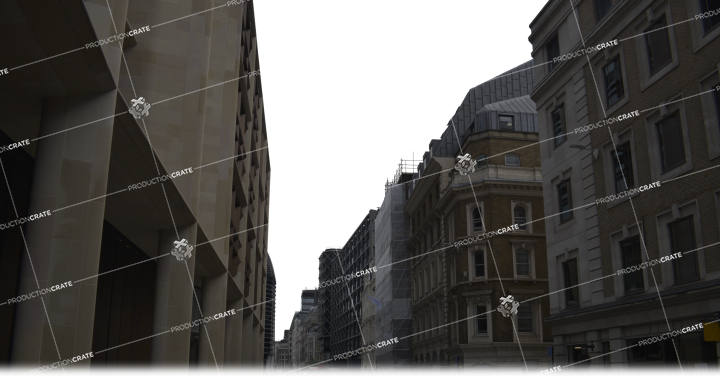 City Street Backdrop - Street (720x383), Png Download