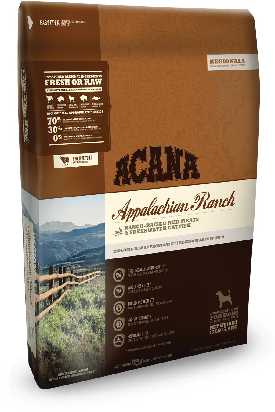 Acana Appalachian Ranch Bags - Acana Regionals Appalachian Ranch (900x1450), Png Download
