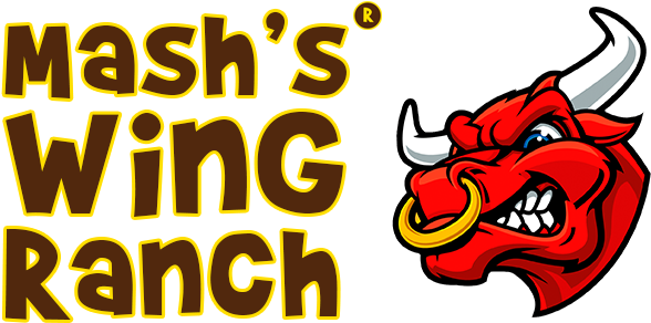 Mashs Wing Ranch - Mashes Wing Ranch Logo (600x291), Png Download