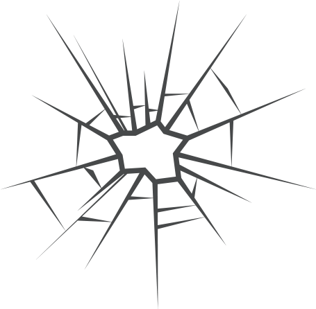 Cambio De Cristales Precio Reparación En Castelldefels - Cristal Roto Png (503x446), Png Download