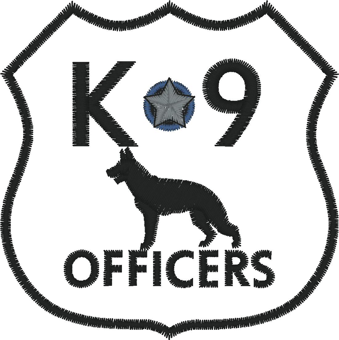 A Different Breed Of Uniform - K 9 Officer (1127x1130), Png Download