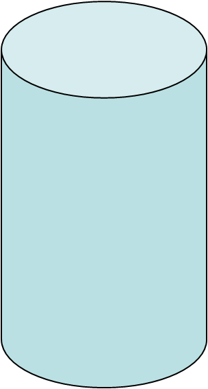 Figuras Geometricas Cilindro Largo (304x567), Png Download