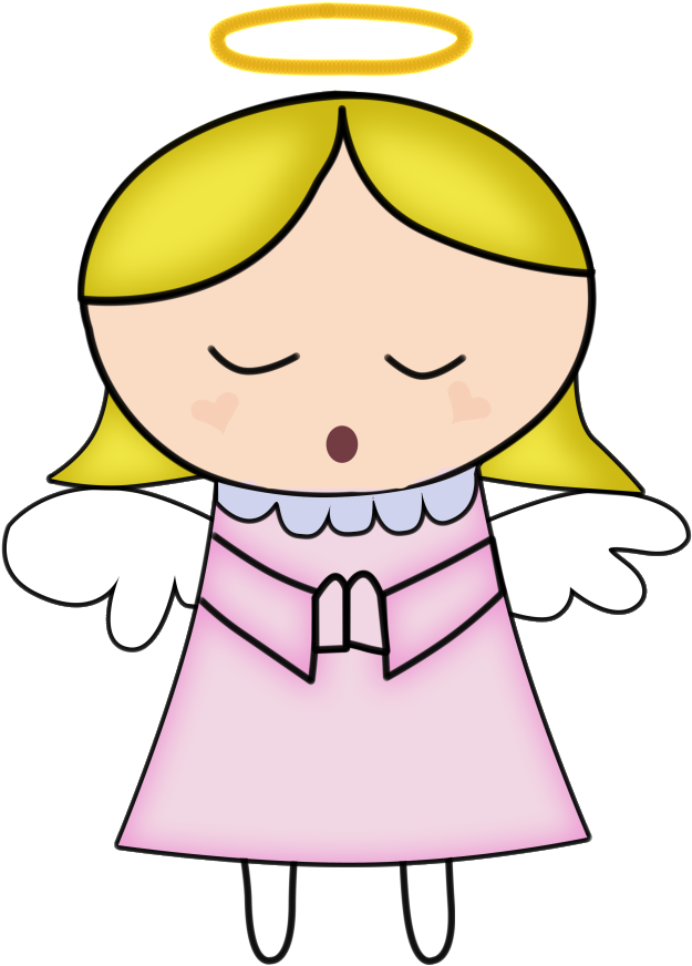 Caricaturas De Angelitos - Caricatura Ángel (788x1024), Png Download