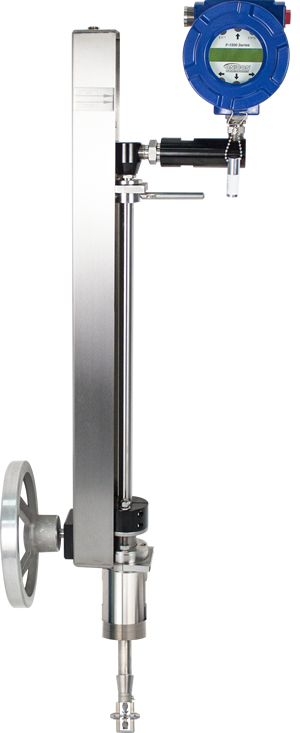 F-1500 Insertion Turbine Flow Meter For Steam - Energy (300x733), Png Download