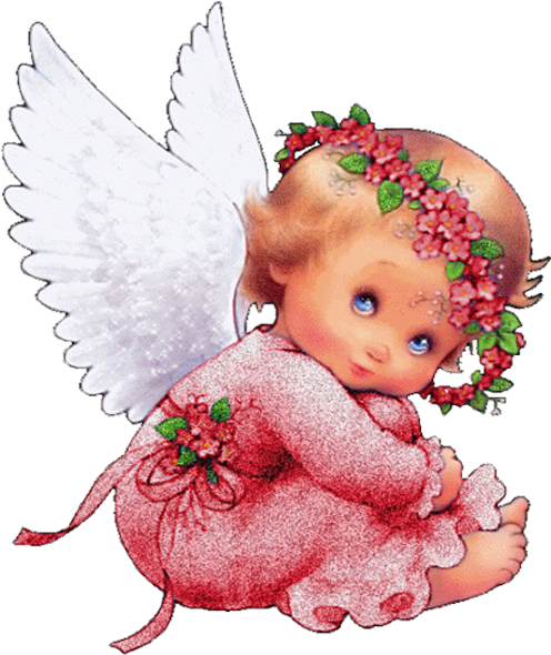 Angeles Png - Angel Glitter (631x627), Png Download