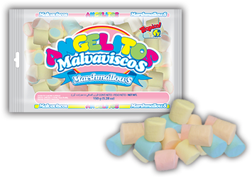Confiteca Malvavisco Angelitos 150g - Sweethearts (453x358), Png Download