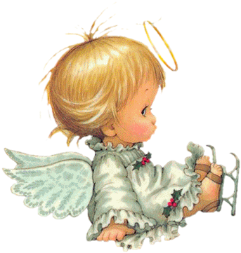 Zoom Diseño Y Fotografia - Angels Merry Christmas Clip Art (411x426), Png Download