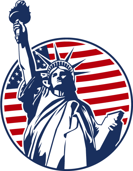 Vinilos Decorativos Estatua De La Libertad Nueva York - Estatua De La Libertad Png (650x650), Png Download