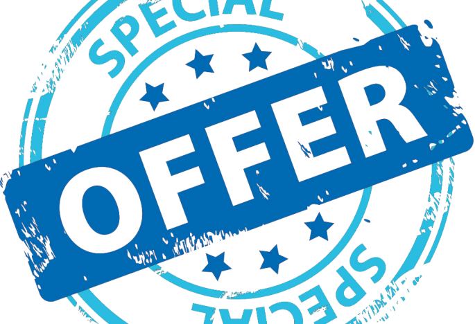 Special Price - Special Offer Blue Png (685x468), Png Download