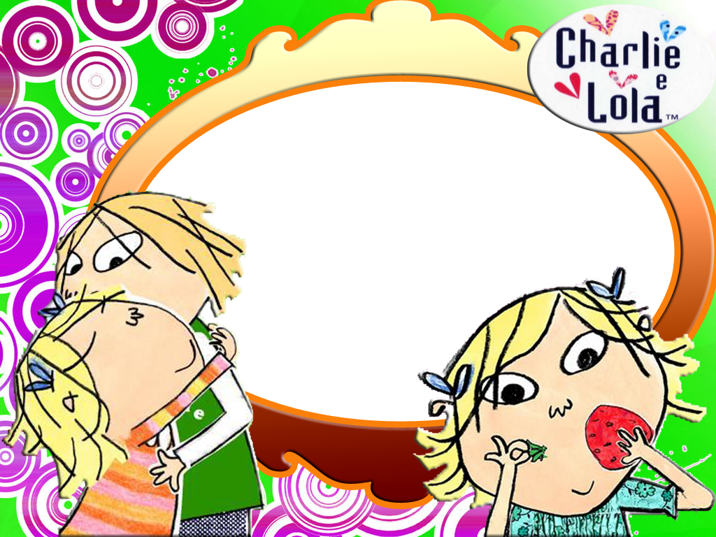 Fotos Com Arte Tmv Moldura Digital Charlie E Lola, - Charlie & Lola Vol4 Dvd (1024x768), Png Download