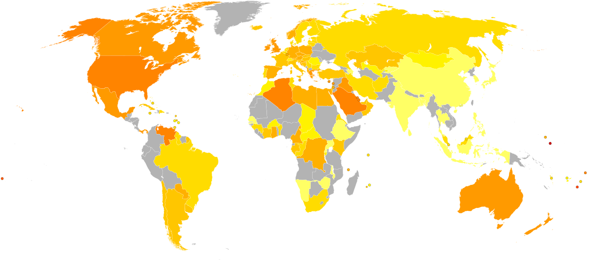 7 Major Religions Map (1200x530), Png Download