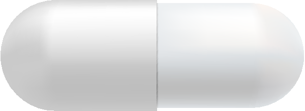 Color Capsule White - Capsule Vector Free White (600x219), Png Download