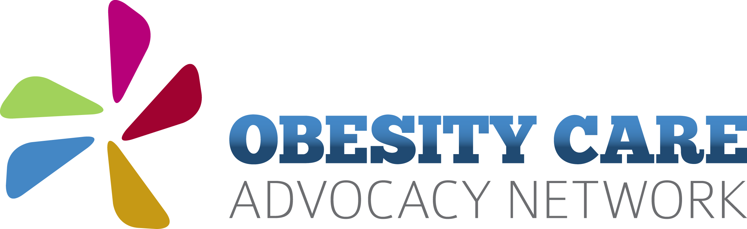 Obesity Care Advocacy Network (2414x743), Png Download