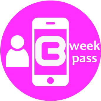 Individual One Week Pass - Marketing (366x367), Png Download